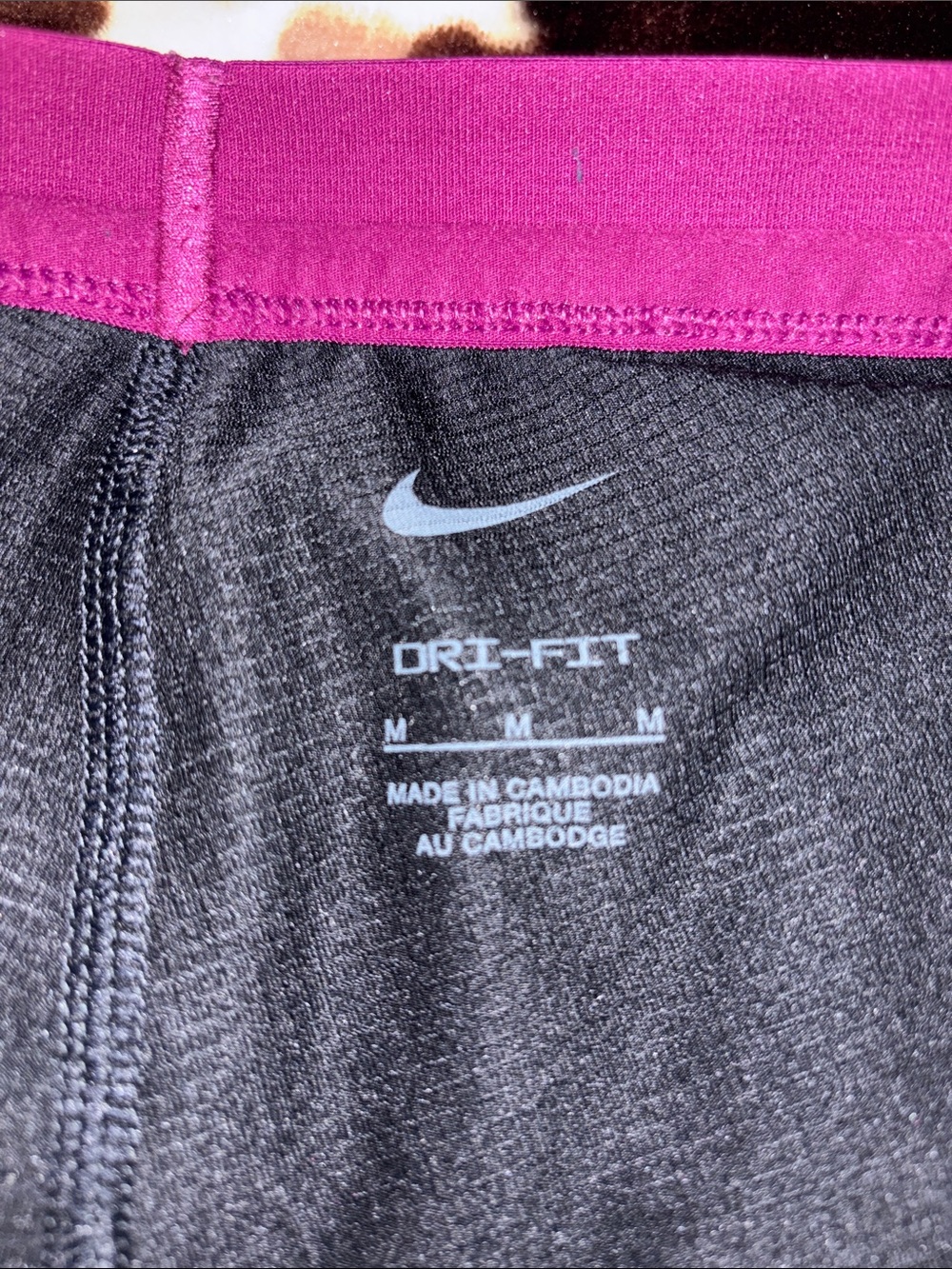Nike Purple Athletic Shorts with Black Liner for Men - Picture 5 of 5